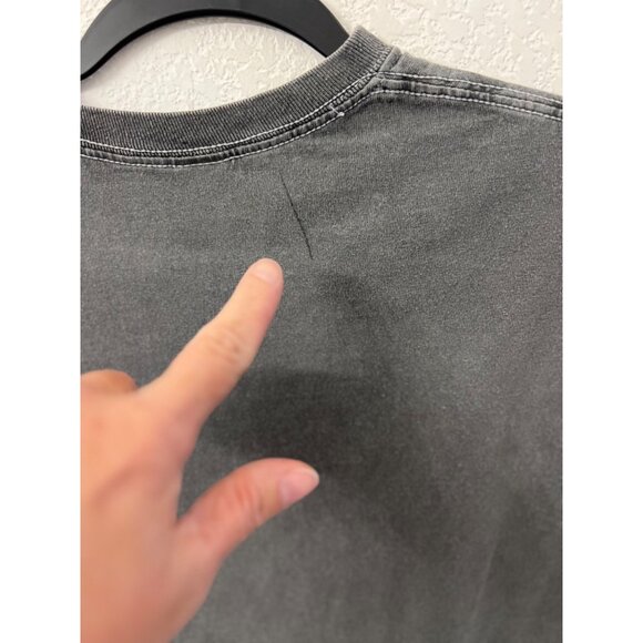 Def Leppard Distressed Graphic Tee Crop Top S - Picture 3 of 5